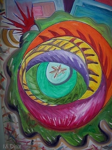 Painting-Abstract-star view