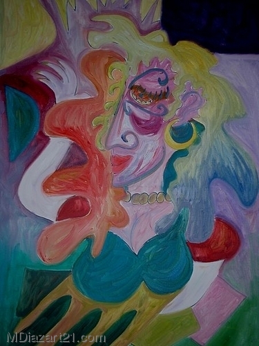 Painting-Abstract-amywinehouse