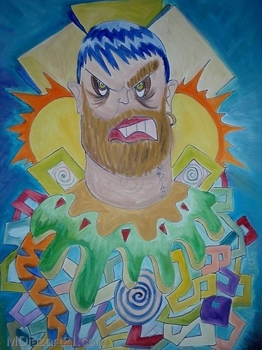 Painting-metro man