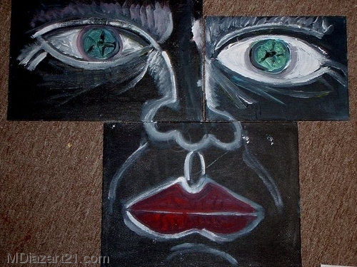 Painting-Abstract-puzzle face