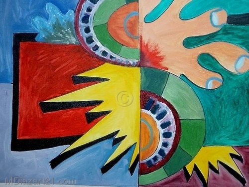 Painting-hand tracks