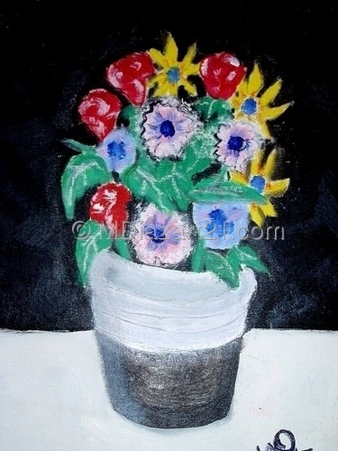 Painting-black and white