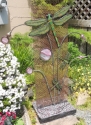 Melinda Bryden - Animals Sculpture Dragonfly, sculpture, art, garden, garden art, mosaic, glass art - Animals Sculpture