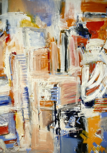 Painting-Abstract-Self Storage in Pink