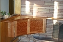 mahogany corner cabinet