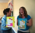 Painting-Teen Artists Having A Blast