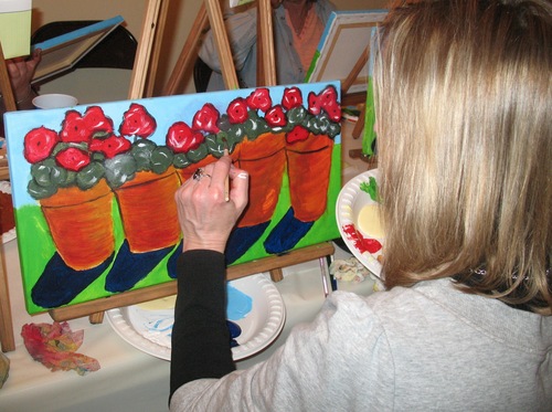 Painting-Blooms Almost Perfect