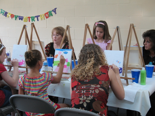 Photography-Hello Kitty Tea Cup Art Party