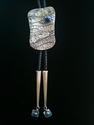 Jewelry--Precious Metal Clay-Men's JewelryBolo with Lapis