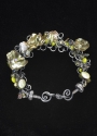 Jewelry--Wire-Rings and BraceletsShades of green