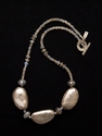 Jewelry-Fine Silver River Rocks with Vibrant Labradorite