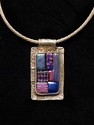Jewelry--Glass-NecklacesPurple and Fuscia Delight