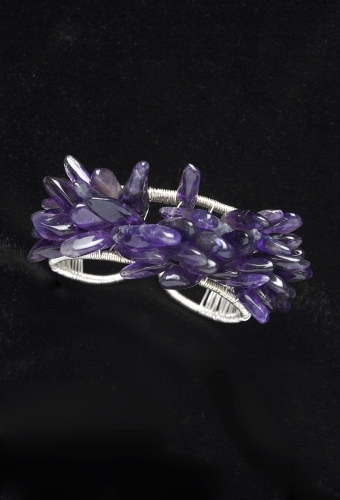 Jewelry-Rings and Bracelets-Amethyst wave