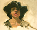 Woman in a Floppy Hat