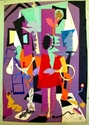 The artist's mess
