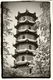Photography--Black & White-ArchitecturePagoda, Jiefang Park