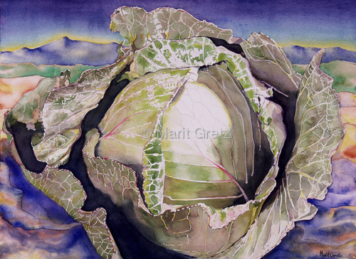 Painting-Landscape-Western Cabbage