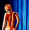 Michelle Geromel - Painting of a Female Nude - Kallipygeia