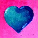 Blue/Aqua Heart -09-11