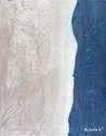 Together - silver and blue