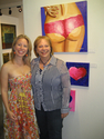 With my Mom at Gallery 104