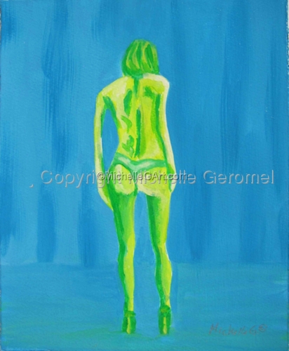Painting-Miami Girl