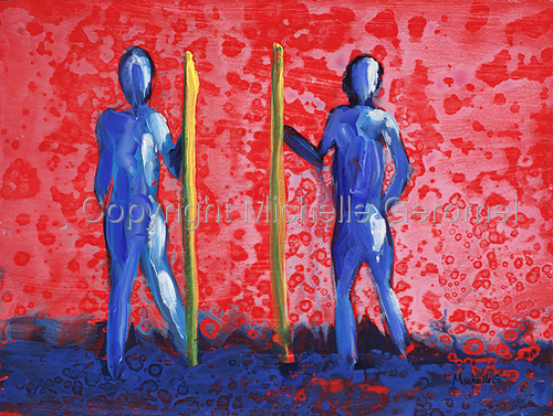 Painting-Acrylic-2 walk about