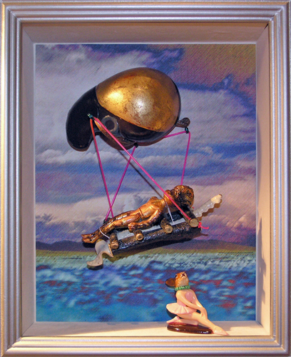 Mixed Media-Organ Airship Funeral Pyre