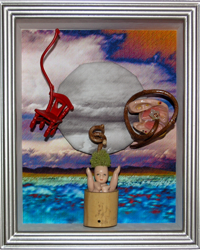 Mixed Media-Go Away For Mike