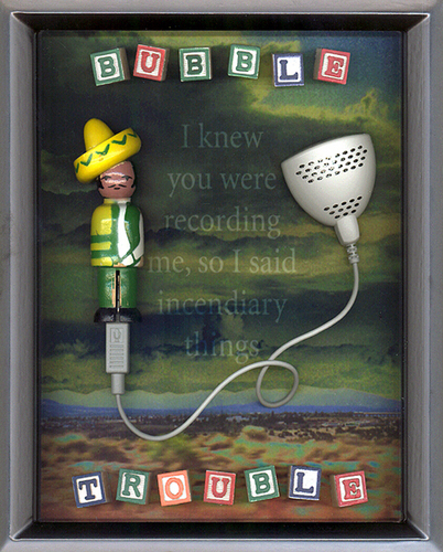Mixed Media-Bubble Trouble (Jame's Cowardice)