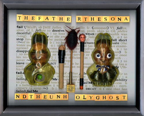 Mixed Media-The Father, Son & Unholy Ghost