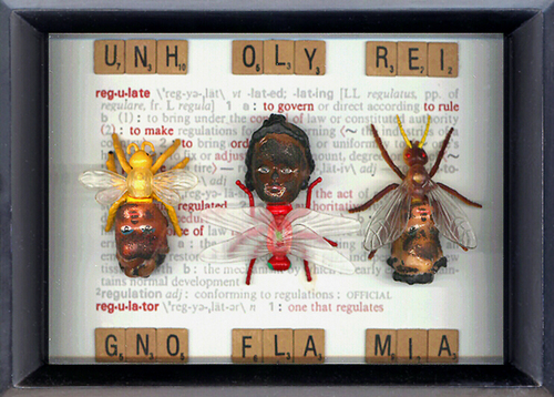 Mixed Media-Unholy Reign of Lamia