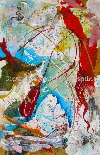 Joyous%20Elements%3A%20Red-Gold%2C%20II%20by%20Mickey%20Bond (large view)