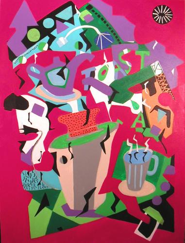 Painting-Acrylic-Tea and Toast