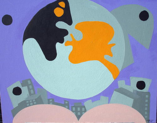 Painting-Acrylic-Smoochers