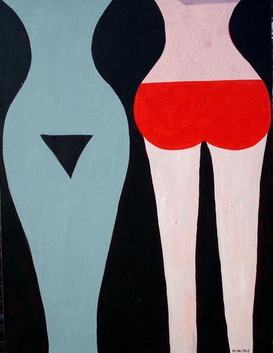 Painting-Acrylic-Rear End