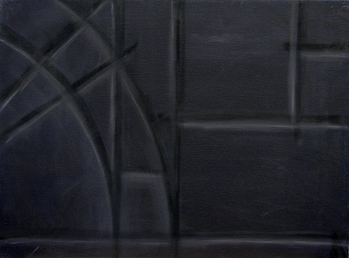 Painting-Acrylic-Linea Rem No. 4 Black