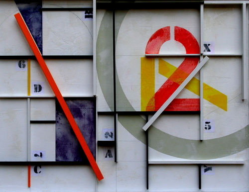 Mixed Media-Painted Relief No. 27
