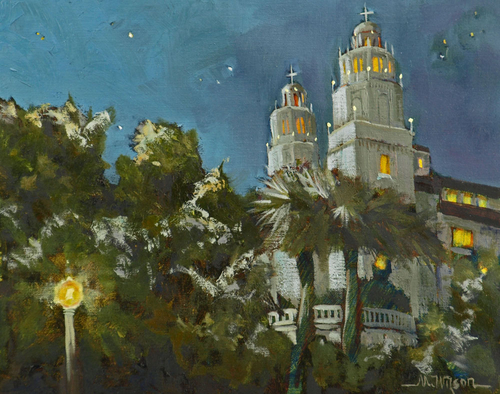 Painting-Landscape-Hearst Nocturn