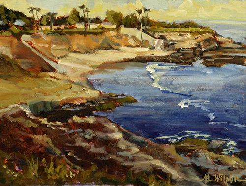 Painting-Seascape-Warm Sand, La Jolla Cove