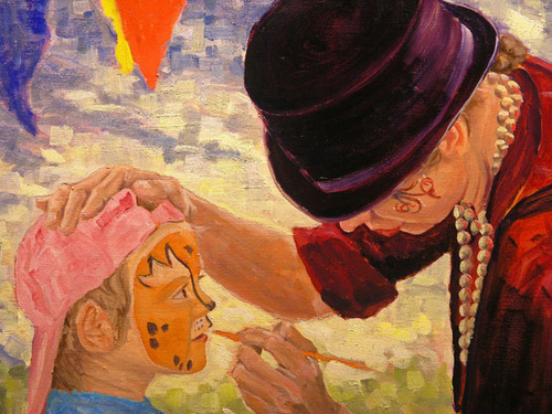 Painting-Figurative-The Face Painter