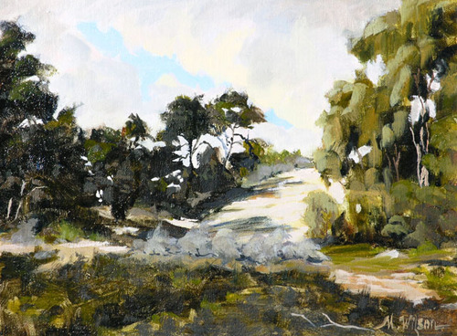 Painting-Landscape-Path to the Sea