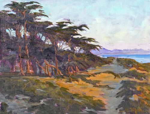 Painting-Impressionism-Seaside Sunset