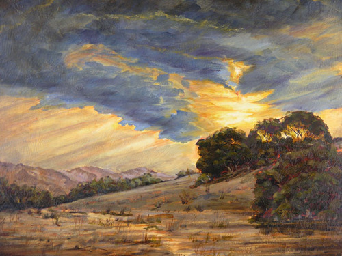 Painting-Landscape-Morning Phoenix II