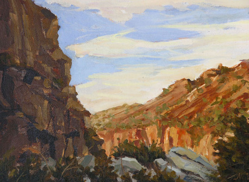 Painting-Landscape-In the Cool of the Canyon
