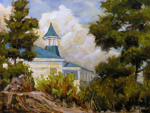 Painting-Landscape-The School House