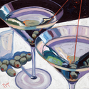 Painting--Oil-Still LifeMartini