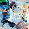 Painting--Oil-Still LifeAt The Beach