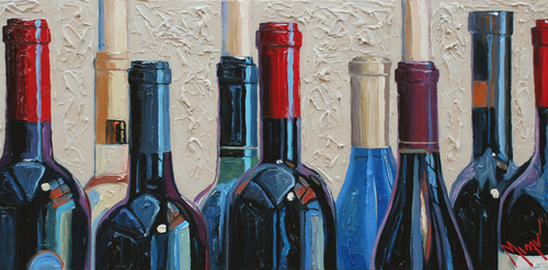 Painting-Still Life-Lined Up
