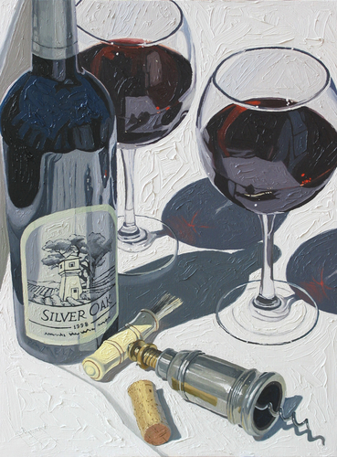 Painting-Still Life-Silver Oak